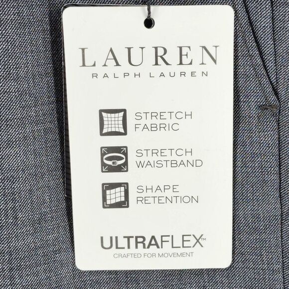 Lauren Ralph Lauren Men's Stretch Wool Suit Pants - 36W x 30L - Picture 5 of 6